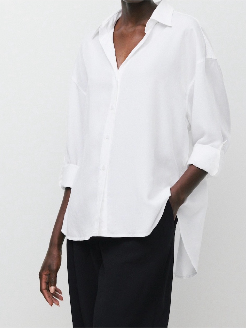 Babaton Archive Shirt Aritzia white Oversized button-up size Medium M